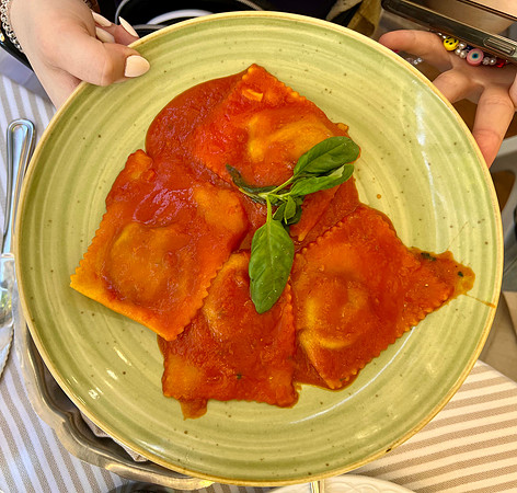spinach ravioli